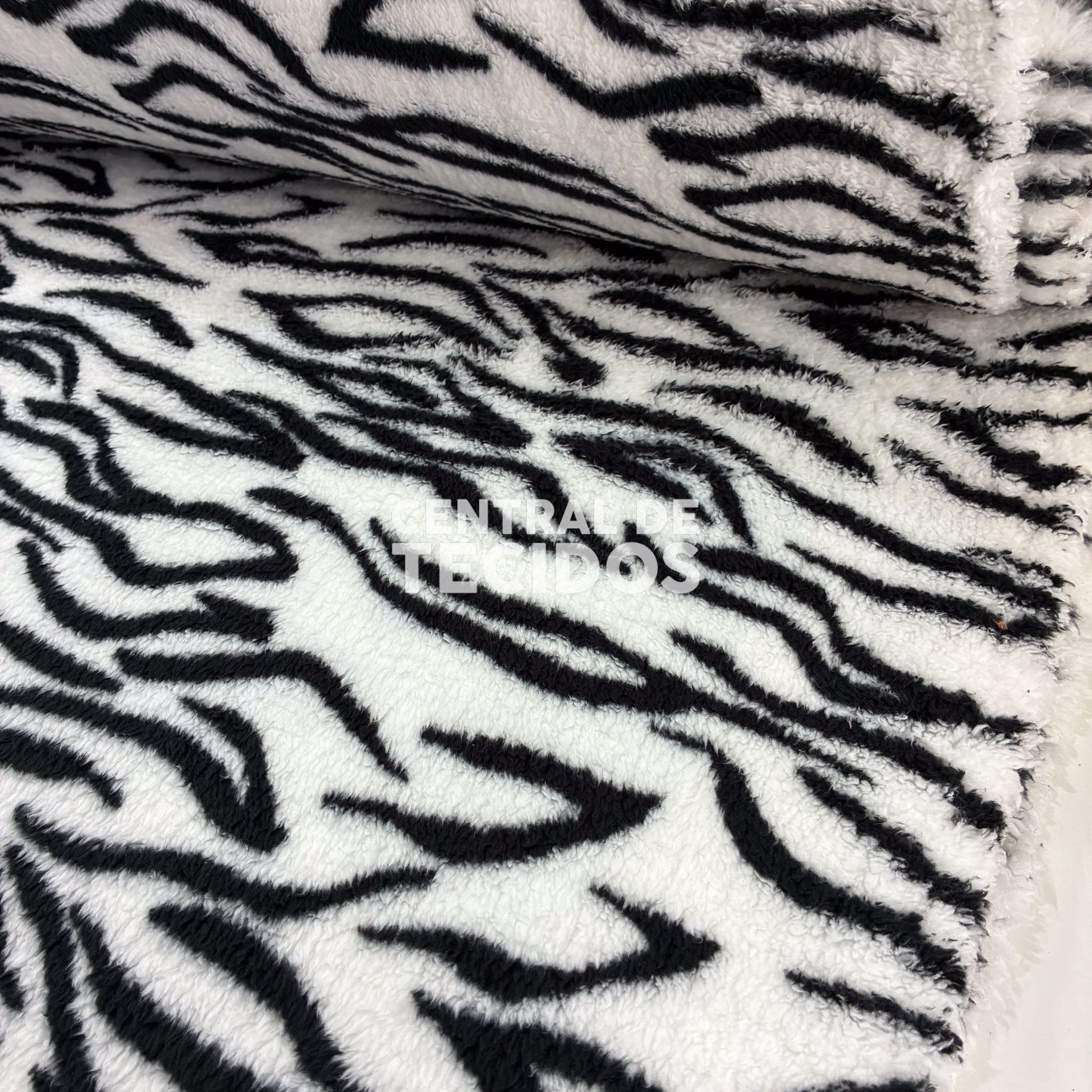 Pele Sherpa Dupla Zebra