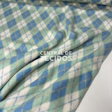 Soft Térmico Xadrez Argile Azul Verde