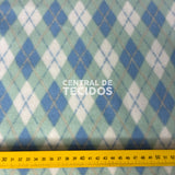 Soft Térmico Xadrez Argile Azul Verde