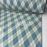 Soft Térmico Xadrez Argile Azul Verde