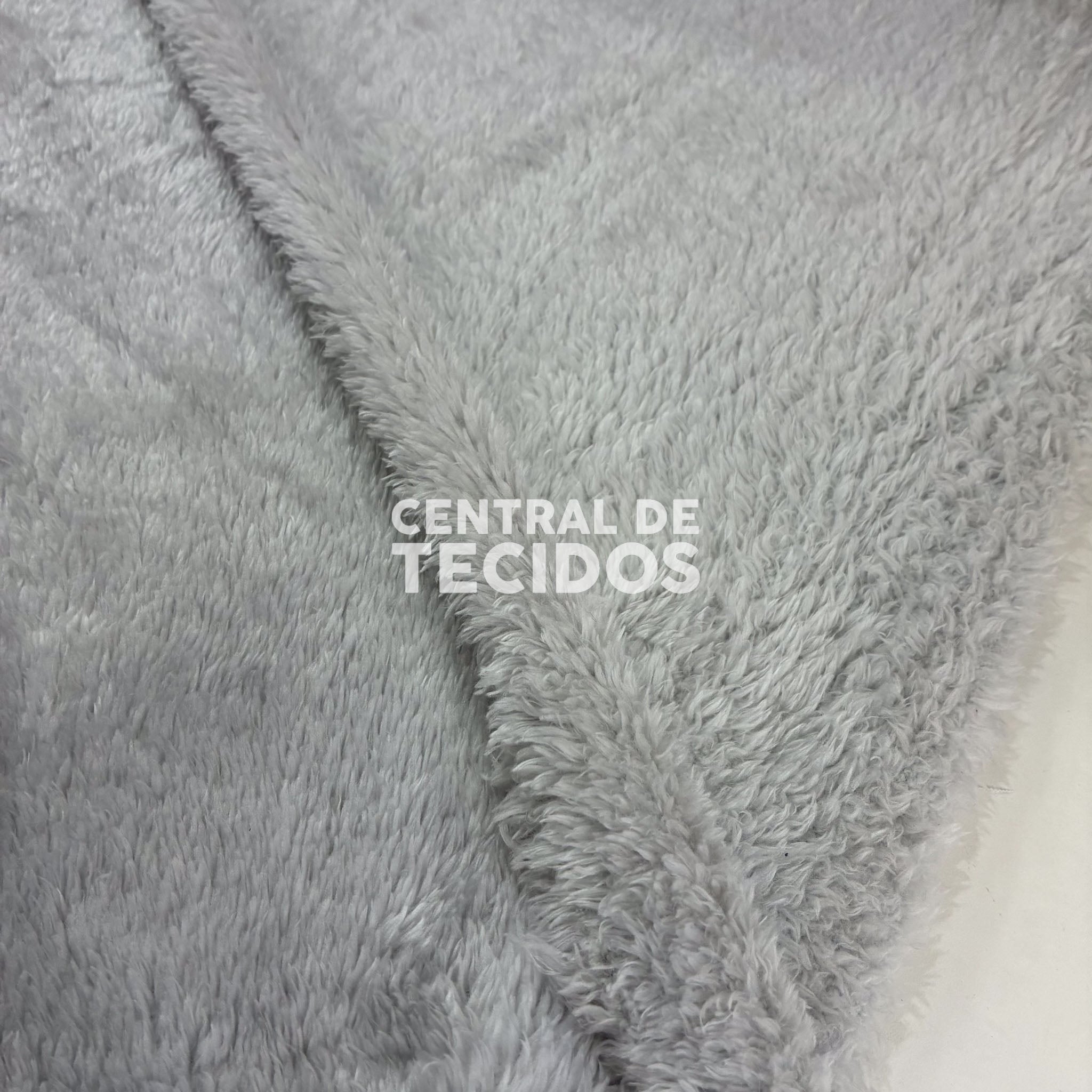 Pele Fleece Alta Cinza