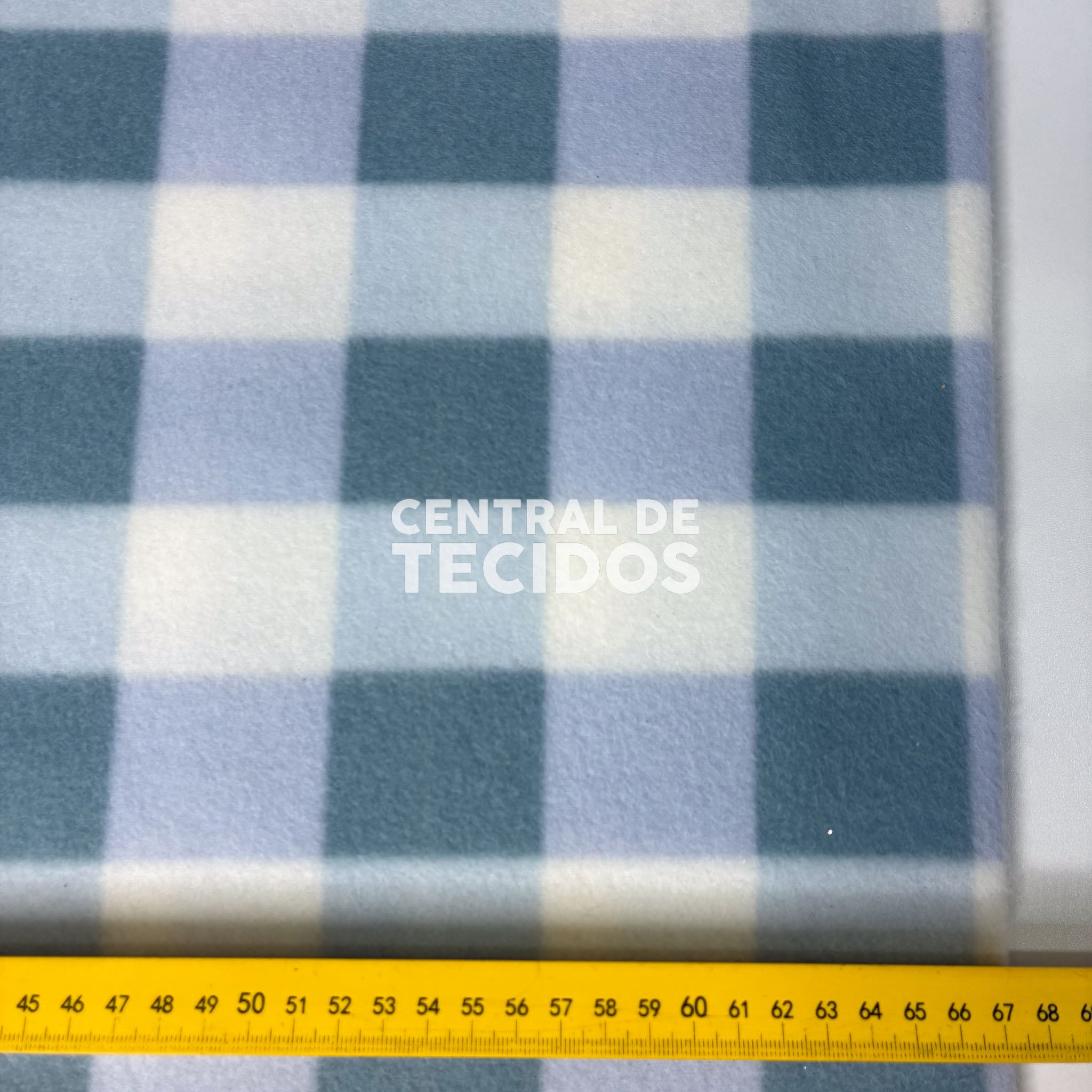 Soft Térmico Xadrez Azul Petroleo