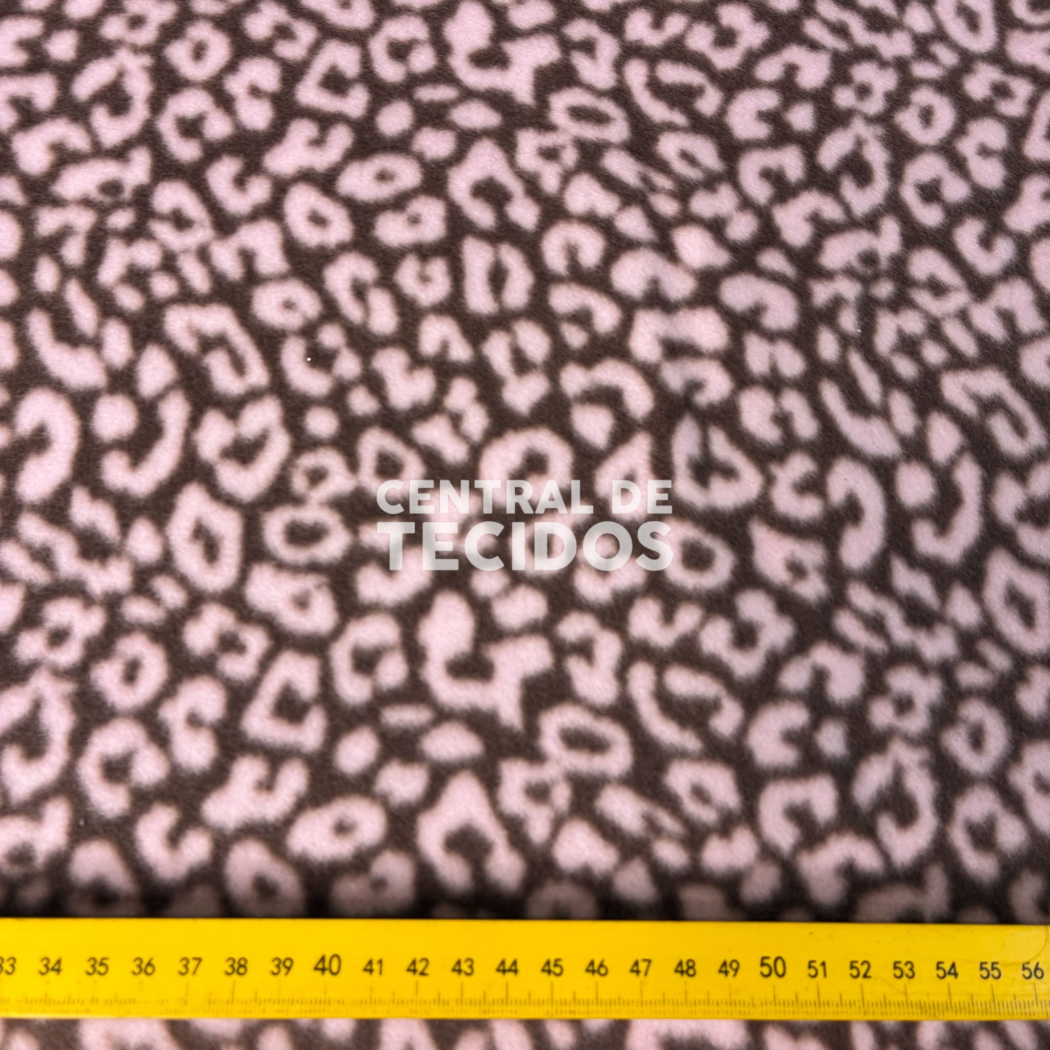 Soft Térmico Animal Print Rosinha e Marrom