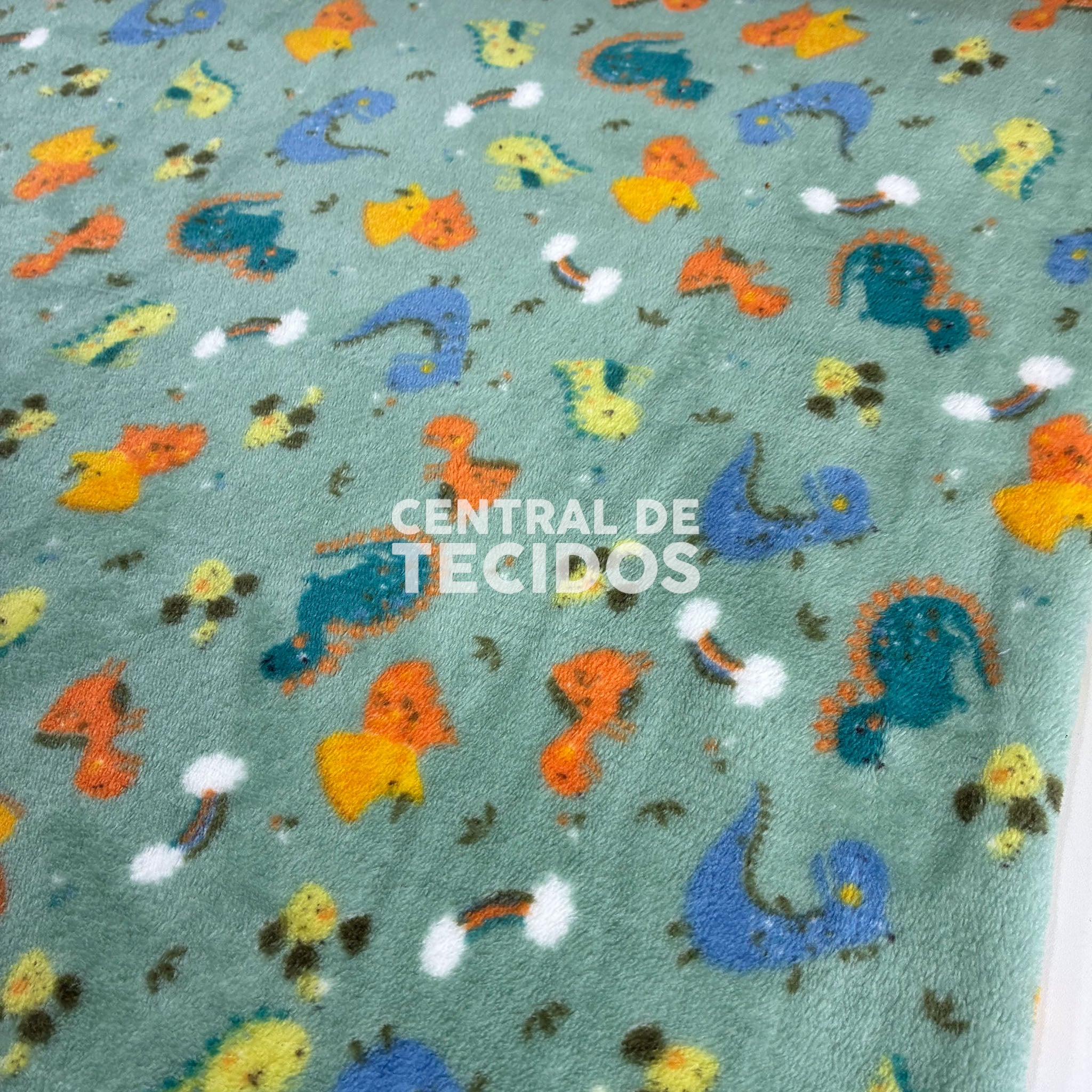 Fleece Térmico Dupla Face Dinos