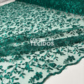 Tule Bordado Nice Verde